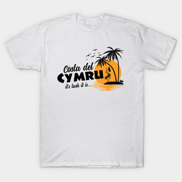 Costa Del Cymru T-Shirt by Teessential